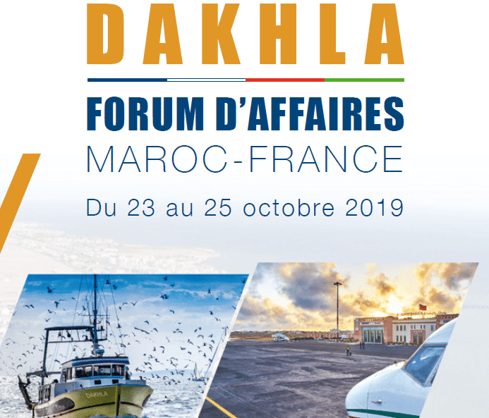 Forum Dakhla Maroc France octobre 2019