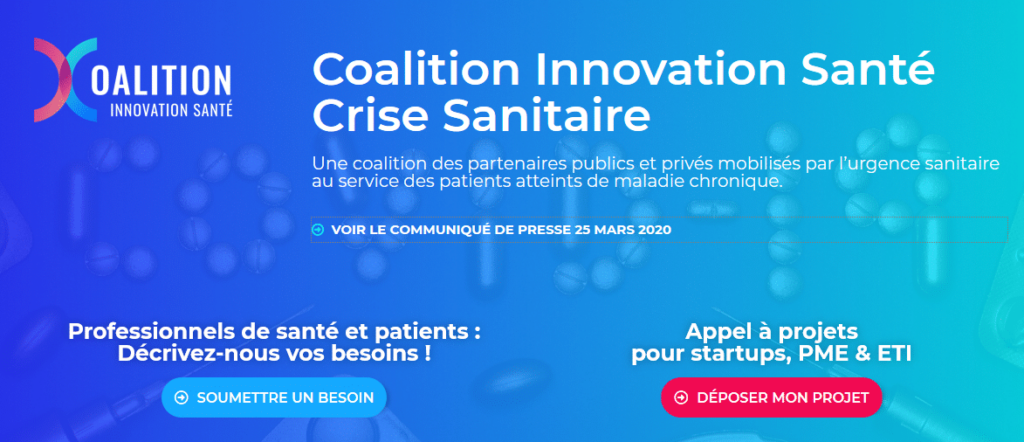 Coalition Innovation Santé crise sanitaire