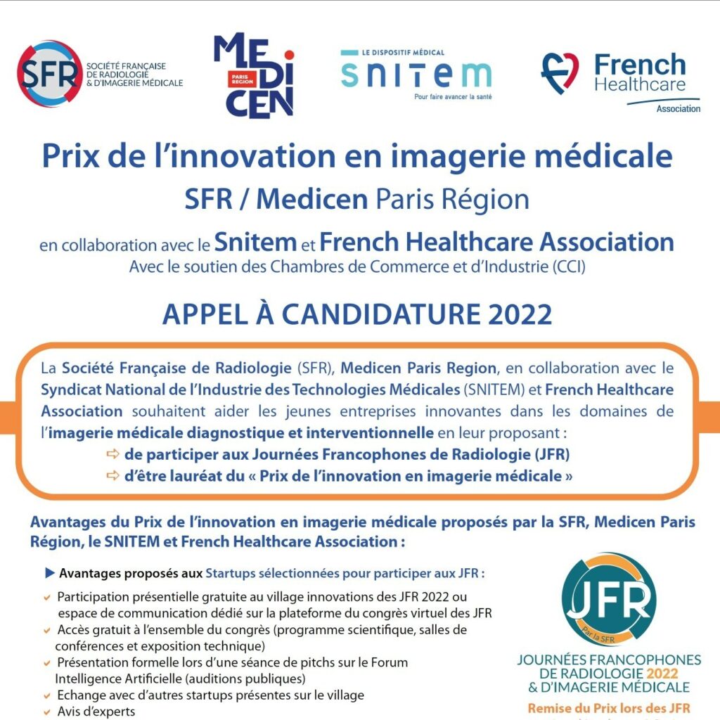 prix de l’innovation en imagerie médicale SFR