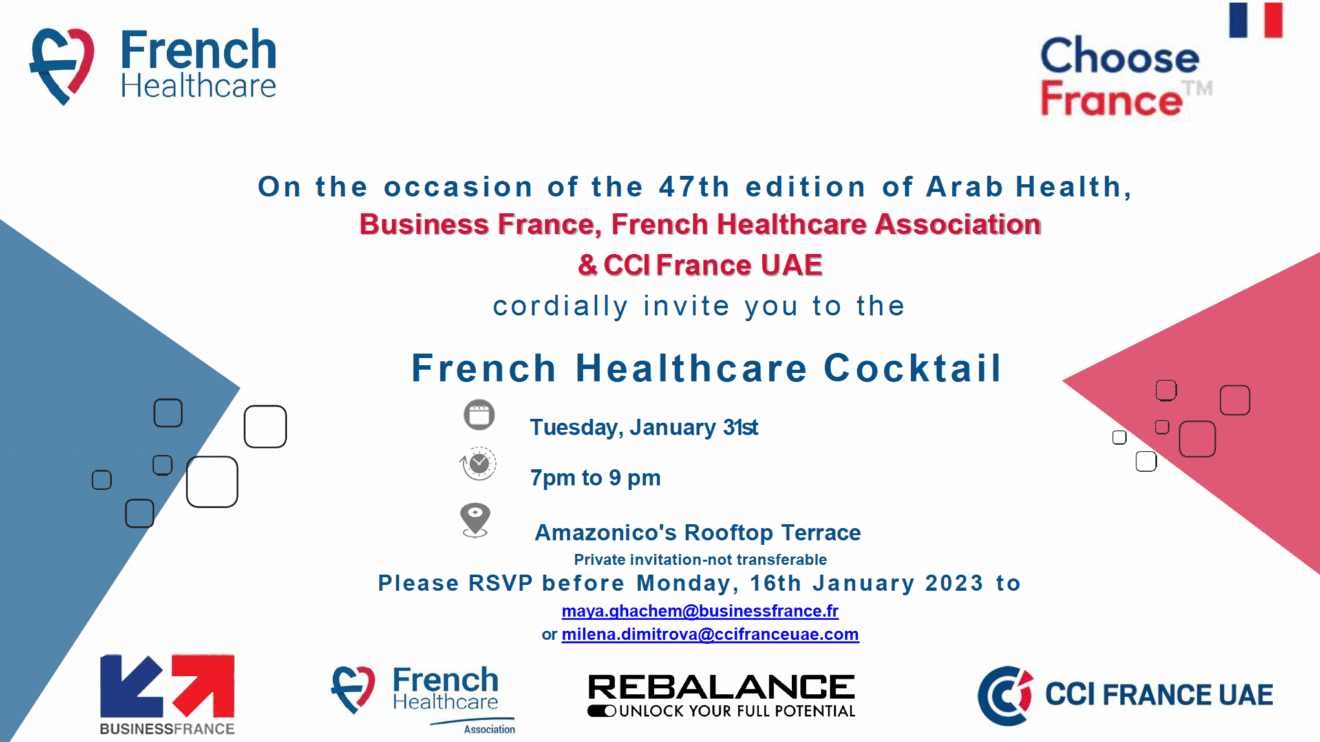 Invitation cocktail Arab health